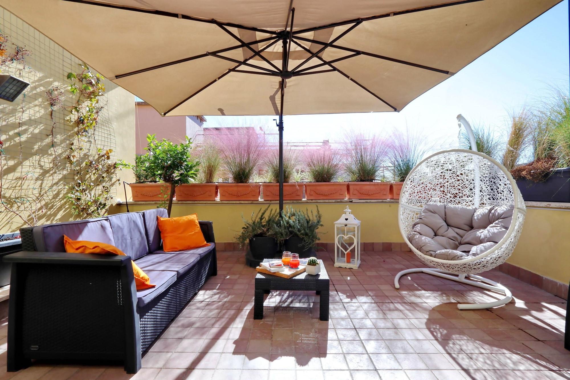 Vico Rooms And Terrace Rome Bagian luar foto