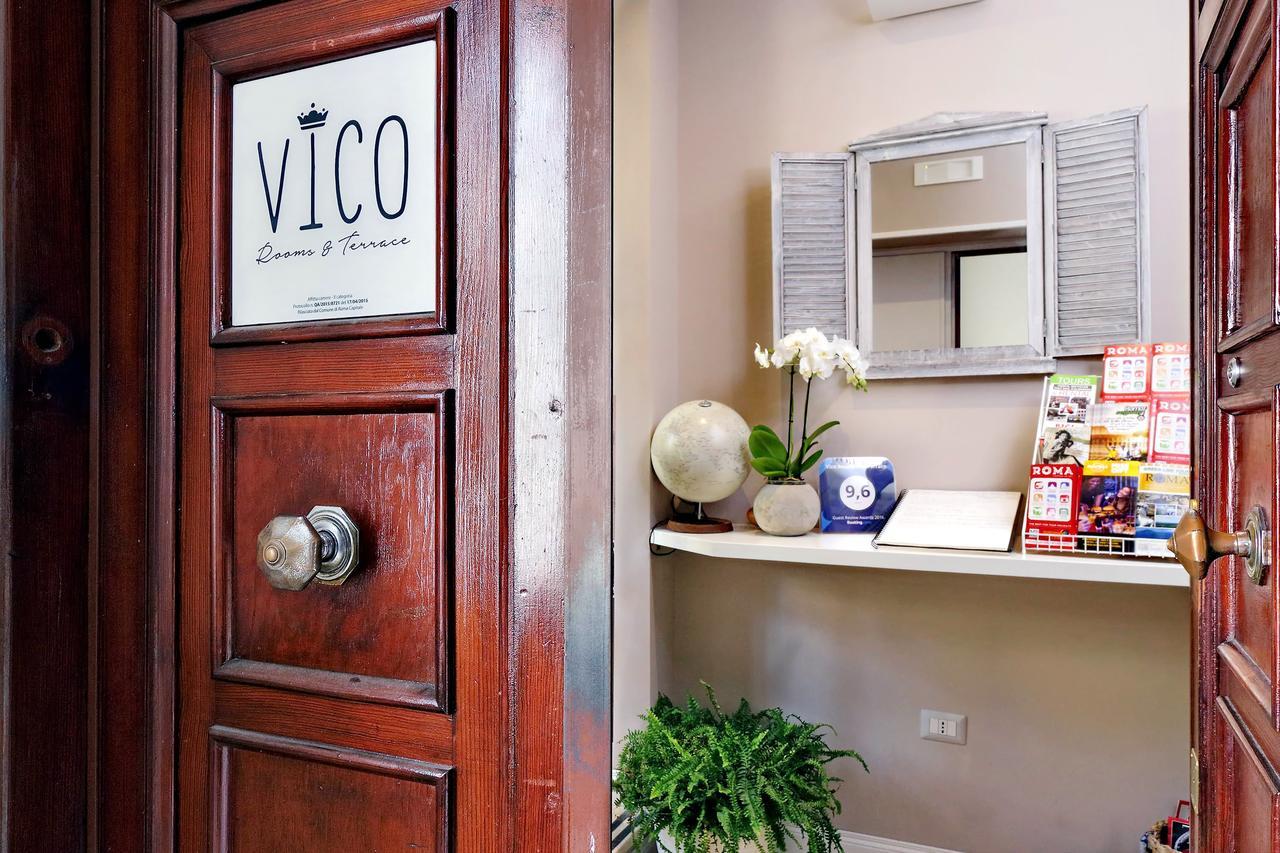 Vico Rooms And Terrace Rome Bagian luar foto